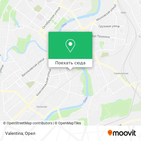 Карта Valentina