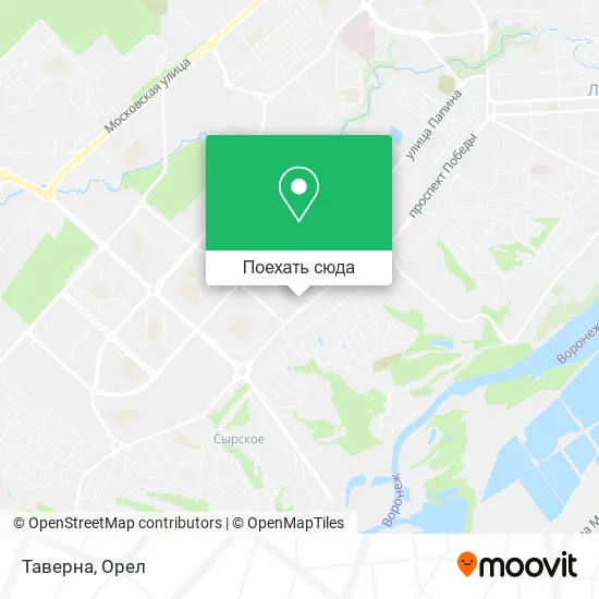 Карта Таверна