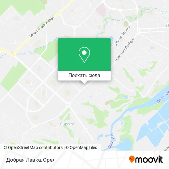 Карта Добрая Лавка