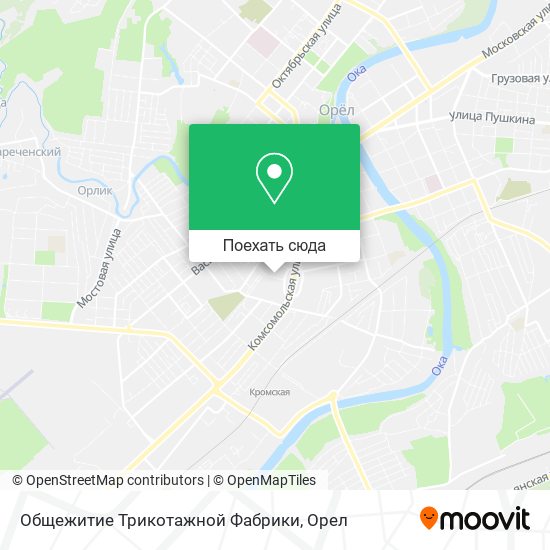 Карта Общежитие Трикотажной Фабрики