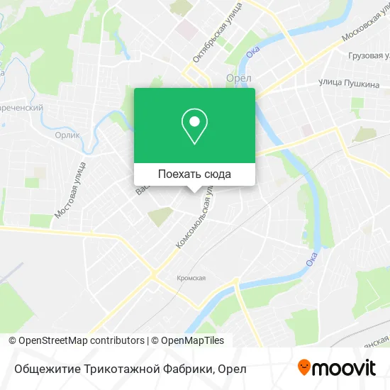 Карта Общежитие Трикотажной Фабрики
