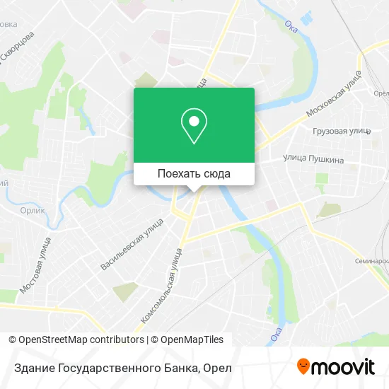 Карта Здание Государственного Банка