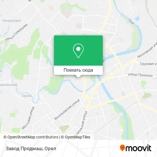 Карта Завод Продмаш