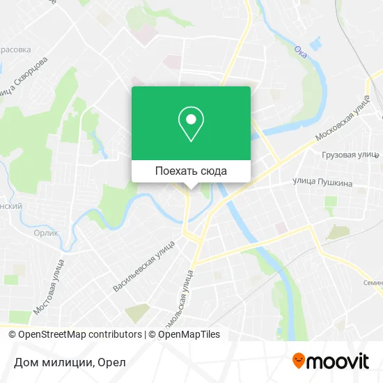 Карта Дом милиции