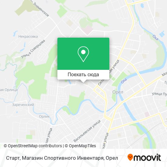 Карта Старт, Магазин Спортивного Инвентаря