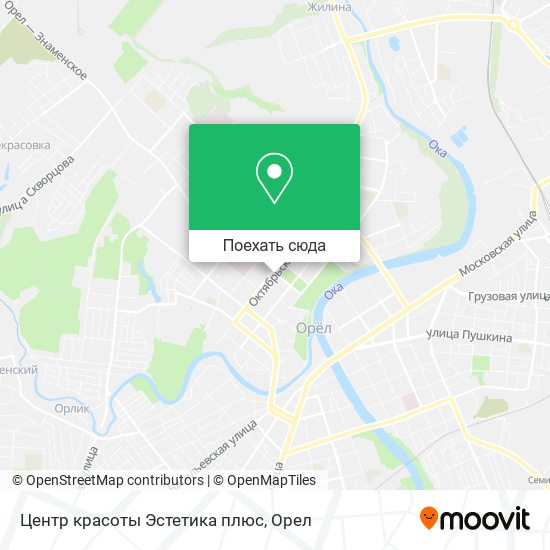 Карта Центр красоты Эстетика плюс