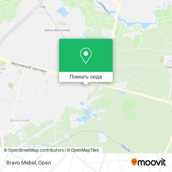 Карта Bravo Mebel