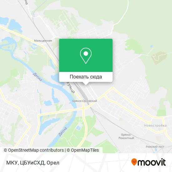 Карта МКУ, ЦБУиСХД
