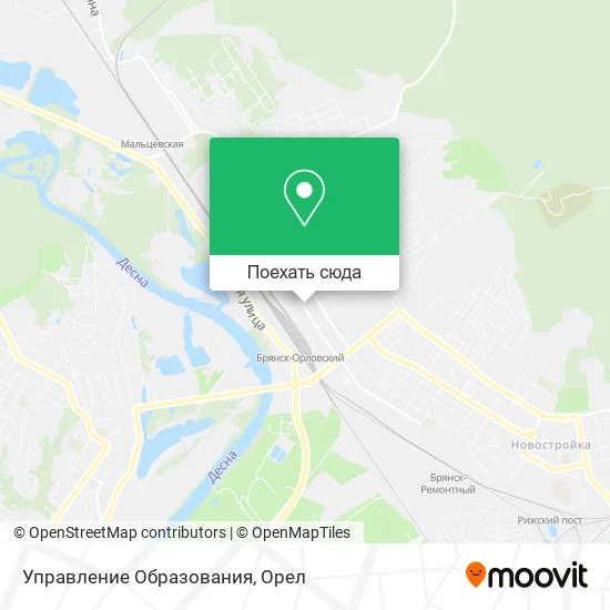 Карта Управление Образования