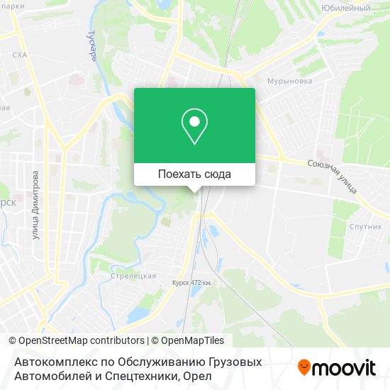 Карта Автокомплекс по Обслуживанию Грузовых Автомобилей и Спецтехники