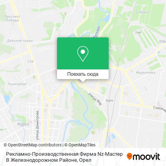 Карта Рекламно-Производственная Фирма Nz-Мастер В Железнодорожном Районе