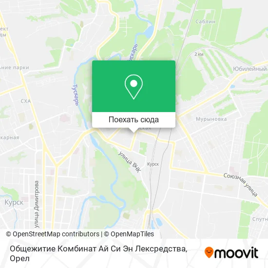 Карта Общежитие Комбинат Ай Си Эн Лексредства
