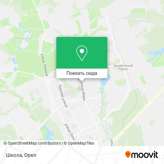 Карта Школа