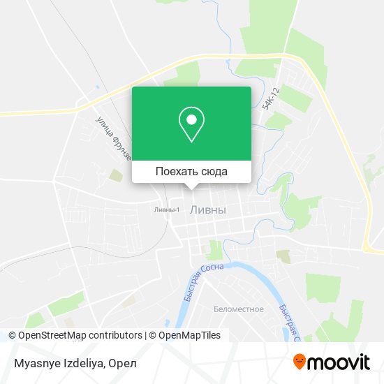 Карта Myasnye Izdeliya