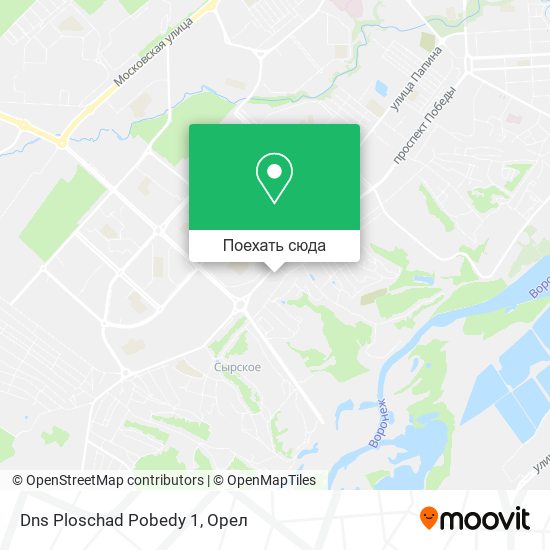 Карта Dns Ploschad Pobedy 1