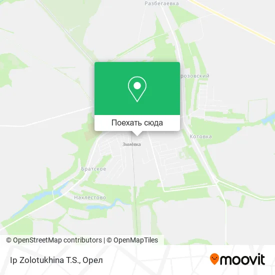 Карта Ip Zolotukhina T.S.
