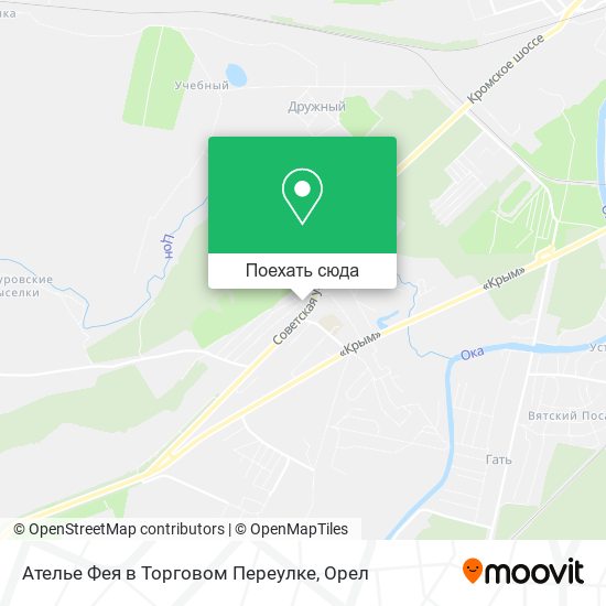 Карта Ателье Фея в Торговом Переулке