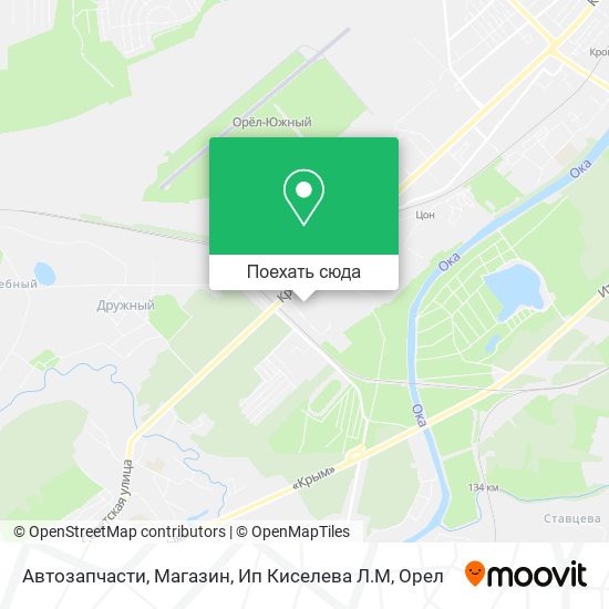 Карта Автозапчасти, Магазин, Ип Киселева Л.М