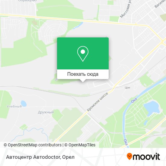 Карта Автоцентр Автоdoctor