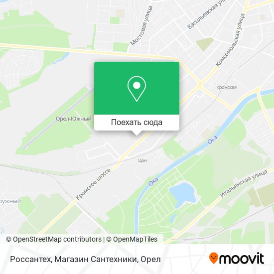 Карта Россантех, Магазин Сантехники