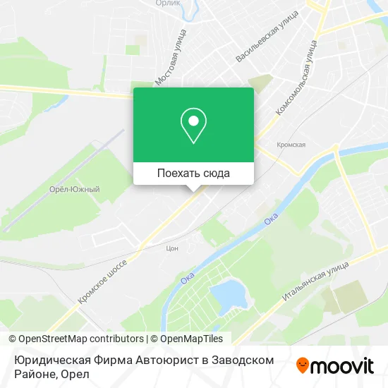 Карта Юридическая Фирма Автоюрист в Заводском Районе