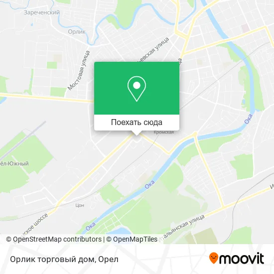 Карта Орлик торговый дом
