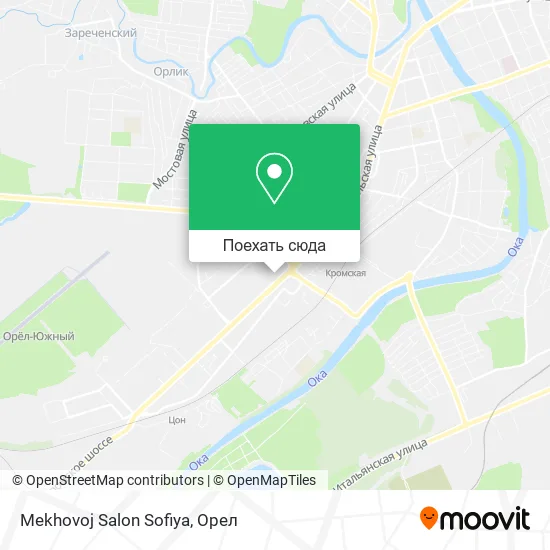 Карта Mekhovoj Salon Sofiya