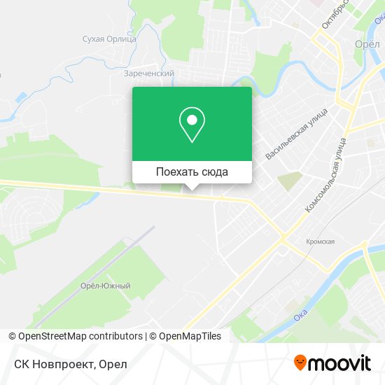 Карта СК Новпроект