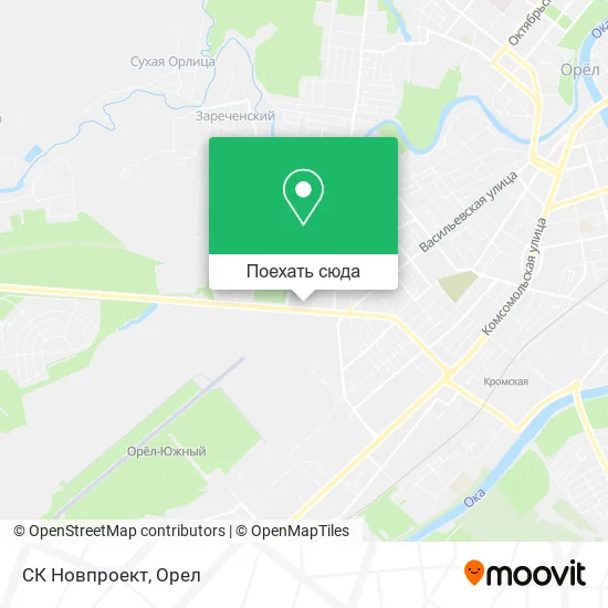 Карта СК Новпроект