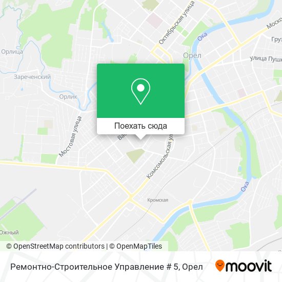 Карта Ремонтно-Строительное Управление # 5