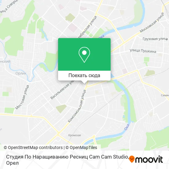 Карта Студия По Наращиванию Ресниц Cam Cam Studio