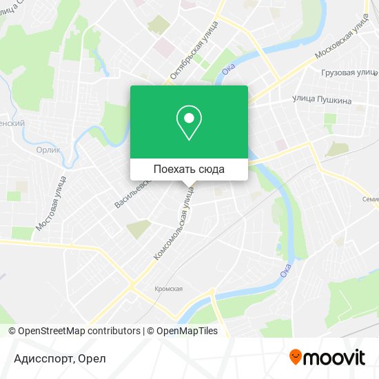Карта Адисспорт