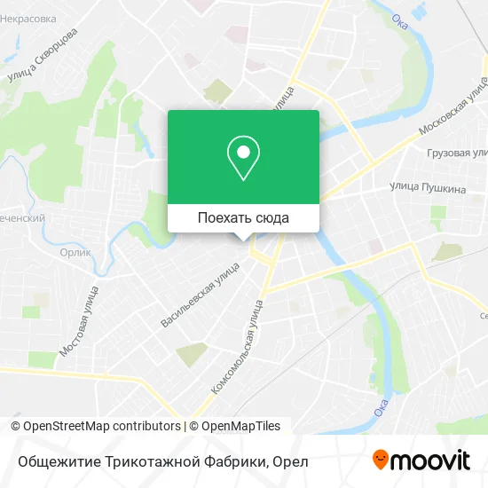 Карта Общежитие Трикотажной Фабрики