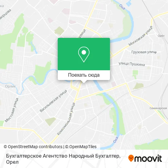 Карта Бухгалтерское Агентство Народный Бухгалтер