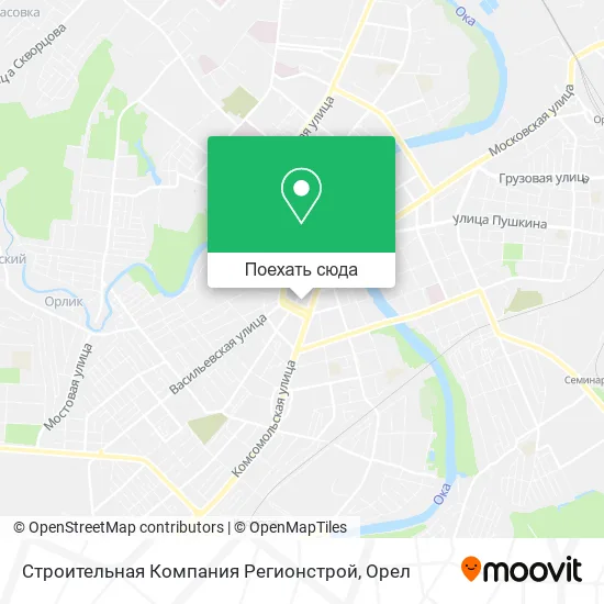 Карта Строительная Компания Регионстрой
