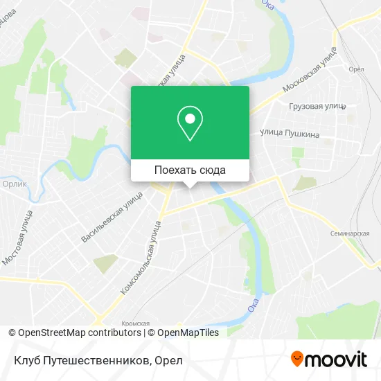 Карта Клуб Путешественников