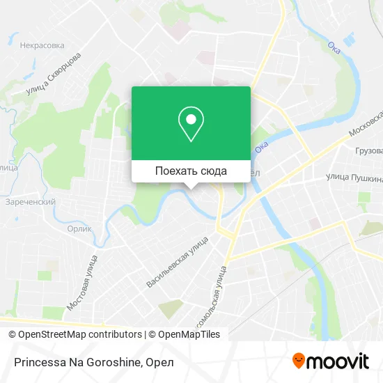 Карта Princessa Na Goroshine