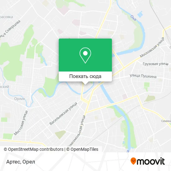 Карта Артес