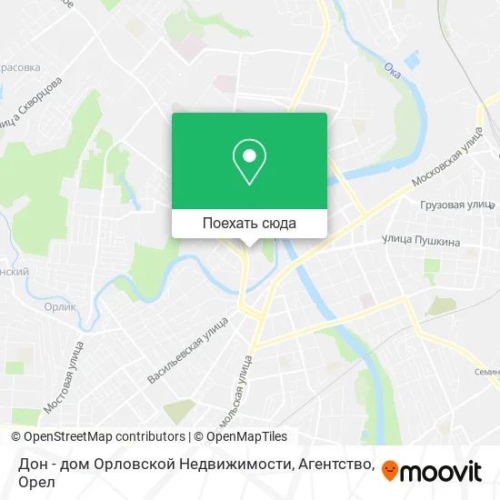 Карта Дон - дом Орловской Недвижимости, Агентство