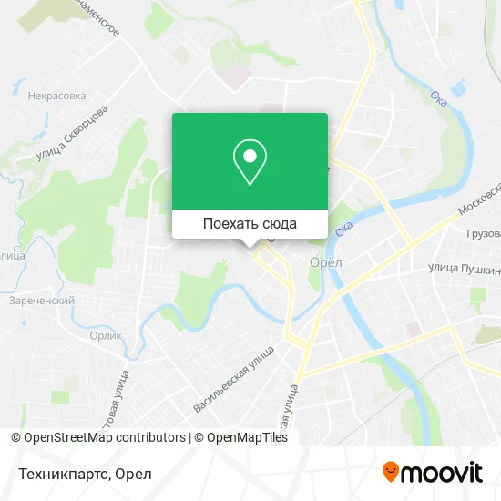 Карта Техникпартс