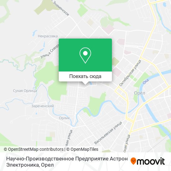 Карта Научно-Производственное Предприятие Астрон Электроника