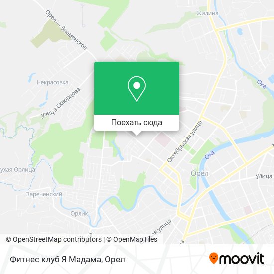 Карта Фитнес клуб Я Мадама