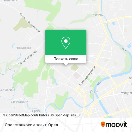 Карта Орелстанкокомплект