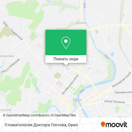 Карта Стоматология Доктора Глотова