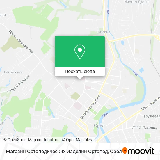 Карта Магазин Ортопедических Изделий Ортопед