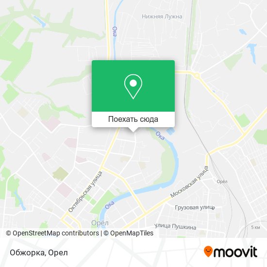Карта Обжорка