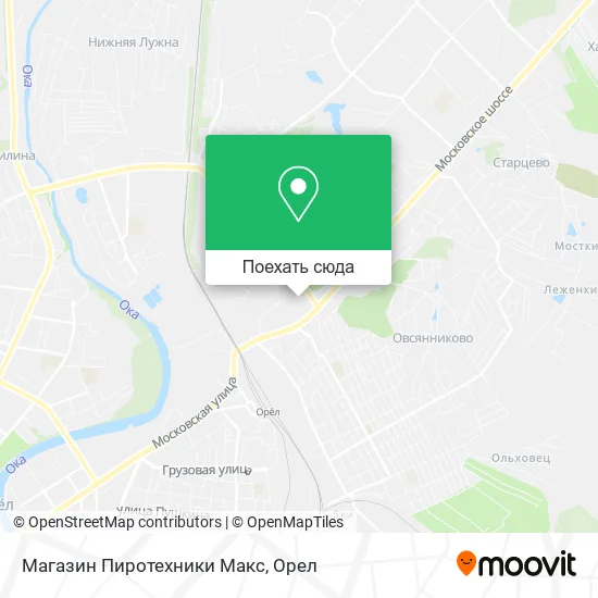 Карта Магазин Пиротехники Макс