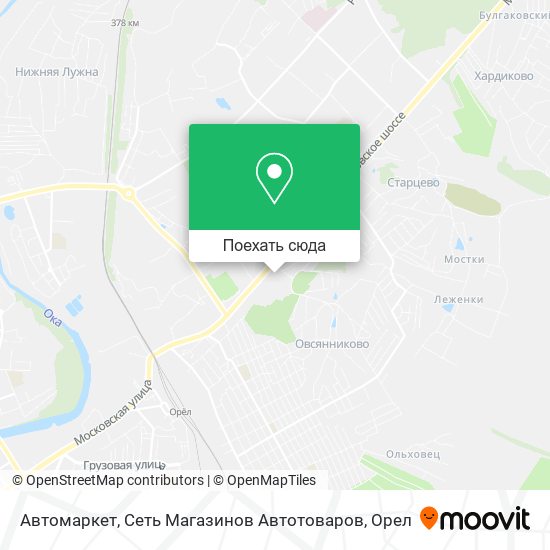 Карта Автомаркет, Сеть Магазинов Автотоваров