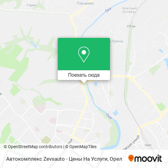 Карта Автокомплекс Zevsauto - Цены На Услуги