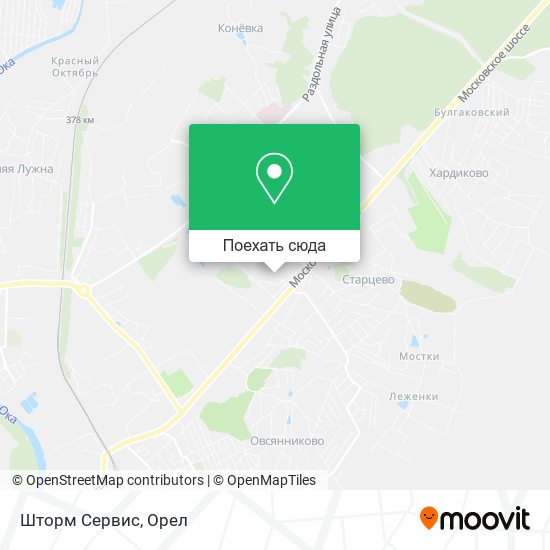 Карта Шторм Сервис